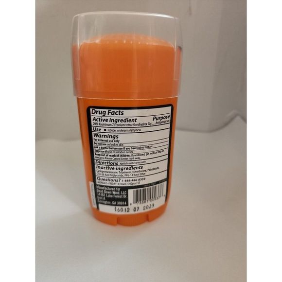 Dead Down Wind Odorless Odor Eliminating Antiperspirant Deodorant Soft Solid - Picture 4 of 7